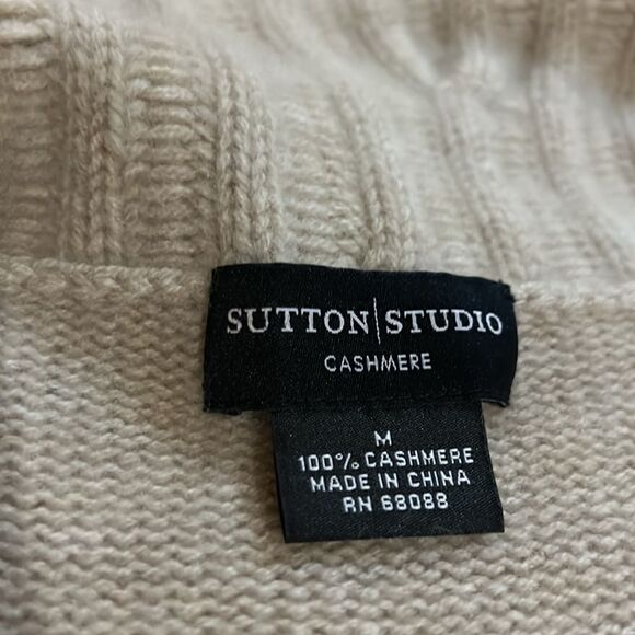 Sutton Studio Cashmere cardigan. Medium. - Picture 7 of 10